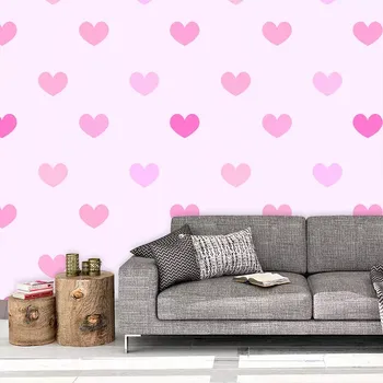Tapeta Sablio Tapeta Růžové srdce - 125x75 cm