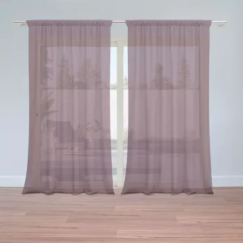 Záclona Sablio Záclony Červeno fialová: 2ks 150x250cm