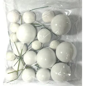 Vánoční dekorace Koule, vánoční baňky k dekoraci. Sada ozdob, mix 2-4 cm, zlatá, 20 kusů