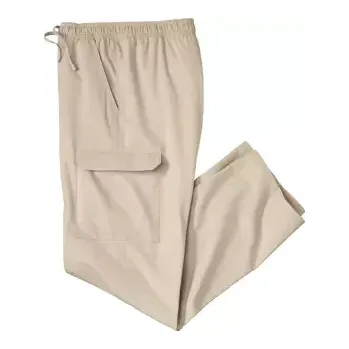 Atlas For Men Pohodlné volnočasové kapsáče, Béžová, Velikost 5XL L5158