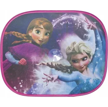 Stínítko do auta Sluneční clona 2 ks Ledové Království (Frozen) Elza na okno auta