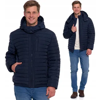 Moto bunda Pánská prošívaná bunda, lehce zateplená s podšívkou, odepínací Kapuce MORAJ L