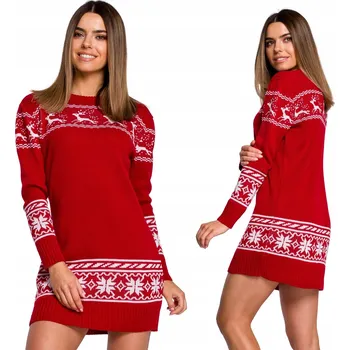 Dámské šaty Ležérní pletené šaty MOE , univerzální velikost