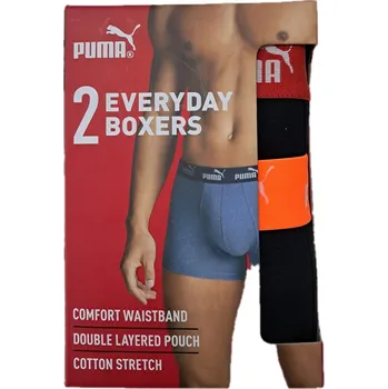 Pánské spodní prádlo Spodní Prádlo Boxerky Puma černé, velikost XL