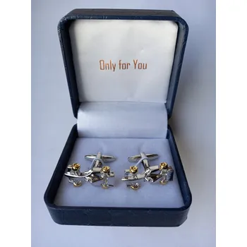 Manžetový knoflíček Zlaté manžetové knoflíčky Exciting Formule F1 Gokart