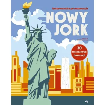 Nowy Jork. Kolorowanka po numerach. Relacja Relaks - Zoé illustratrice