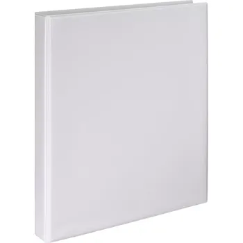 Karton P+P Kroužkový pořadač s fóliovým přebalem 4 kroužky D25 A4 4 cm bílý