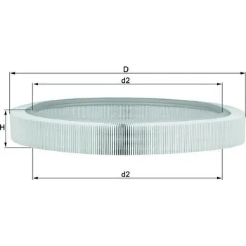 Vzduchový filtr Vzduchový filtr KNECHT LX 61