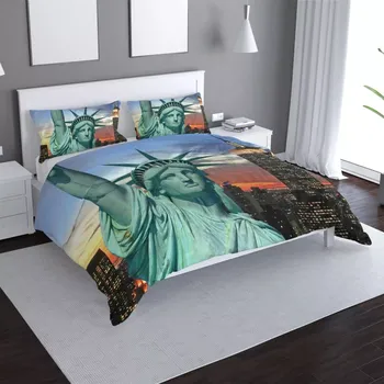 Povlečení Sablio Povlečení Socha Svobody - 140x220 / 90x70