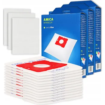 Sáček do vysavače 12x SÁČKY do vysavače AMICA Ora VM1032 VM1033 VM1034 VM1035