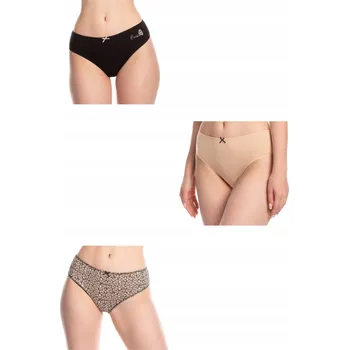 Dámské spodní prádlo Kalhotky bikini L 120 BI 80 3-pack XL