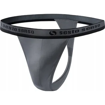 Podprsenka SESTO SENSO Pánské bavlněné tanga TIGER XXL