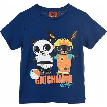 Chlapecké tričko Sun City dětské tričko s krátkým rukávem bavlna modré velikost 116