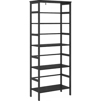 Knihovna Knihovna Černý dub 60 x 29,5 x 149 cm kompozitní dřevo