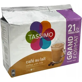 Kapsle Tassimo L'Or Gevalia Cafe au Lait Káva s mlékem 21 kapslí