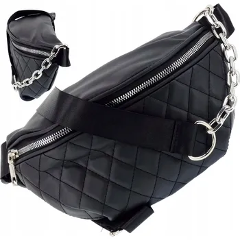 Kabelka Cambell ledvinka/sáček na opasek černá