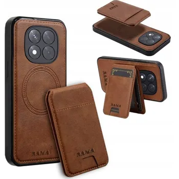 Pouzdro na mobilní telefon Zadní Kryt Bama pro Xiaomi Poco X7, Redmi Note 14 Pro hnědý