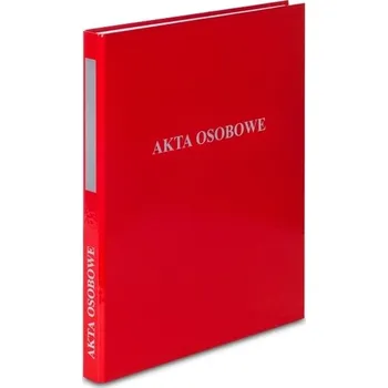 Archivační box Akta osobowe - segregator A4 2R 20 mm czerwone, VauPe