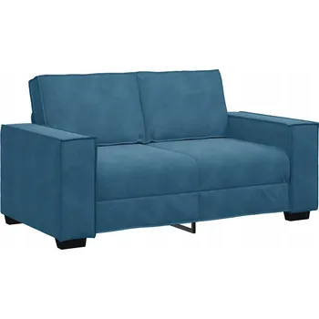 Pohovka Pohovka VidaXL 160 x 78 cm samet (100% polyester) modrá