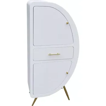 Komoda Úložná skříňka Venus 60 cm bílá/zlatá