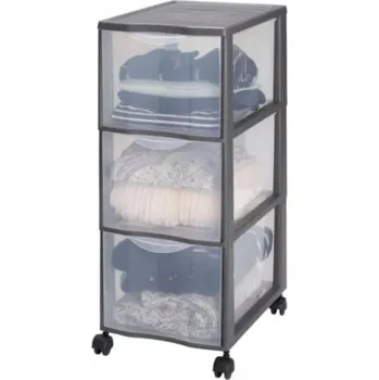 Úložný box Rozz Krabička na hračky 35 x 105 cm v odstínech šedé