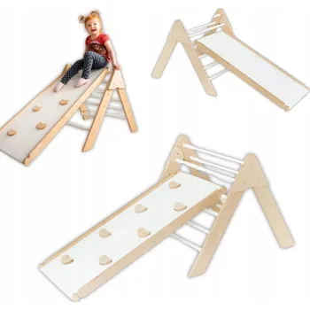 Dětské hřiště Domácí dětské hřiště Moon Trojúhelník Pikler skluzavka