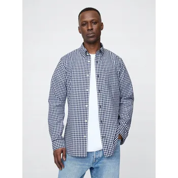 Pánská košile GAP pánská košile ležérní s dlouhým rukávem regular střih polyester velikost L