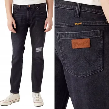 Pánské džíny WRANGLER LARSTON AUTHENTIC BLACK W18S8912V 31/32