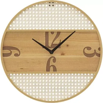 Hodiny Nástěnné hodiny Fuji 50 cm hnědé/zlaté