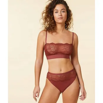 Podprsenka ETAM HNĚDÁ KRAJKOVÁ PODPRSENKA (75D)