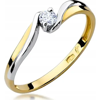Prsten Zásnubní ZLATÝ PRSTÝNEK se Zirkonem ryzosti 585