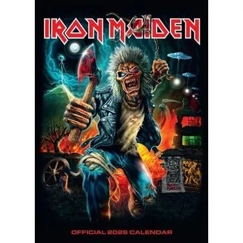 Kalendář Danilo Nástěnný kalendář Iron Maiden 2026
