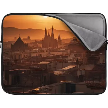 pouzdro na notebook Sablio Obal na notebook Barcelona Night Skyline - 13"