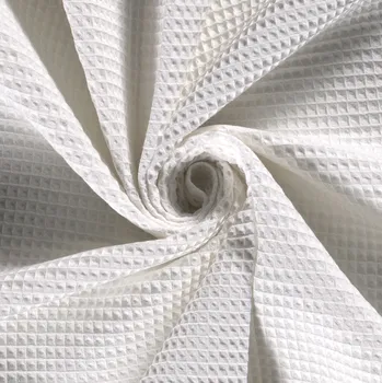 Bavlna Vafle Organic - Bílá