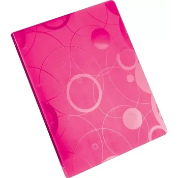 Karton P+P kroužkový pořadač 4 kroužky A4 Neo Colori 2 cm růžový