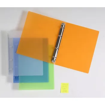Kroužkový pořadač A5 z polypropylenu, 4 kroužky, Opaline