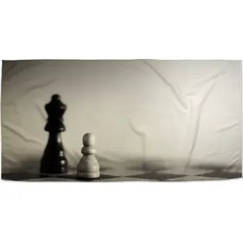 Osuška Sablio Ručník Šachy - 50x100 cm
