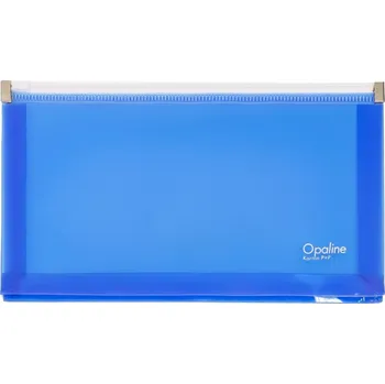 Kancelář Karton P+P Zipové obálky Opaline DL - 180 mic, 5 ks, modré