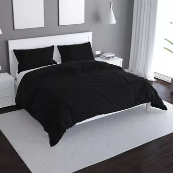 Povlečení Sablio Povlečení Černá - 140x220 / 90x70