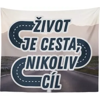 deka Sablio Deka Život je cesta, nikoliv cíl: 150x120 cm