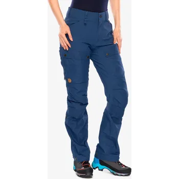 Dámské kalhoty Dámské trekové kalhoty Fjallraven Keb Trousers - indigo blue, velikost 40 (L)