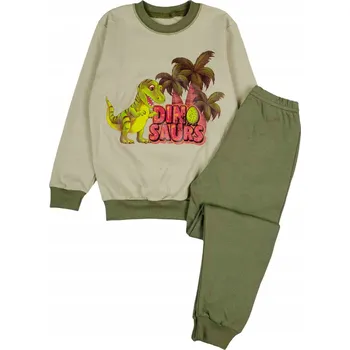 Chlapecké pyžamo Chlapecké pyžamo dinosaurus olivové Tup Tup, vel. 98
