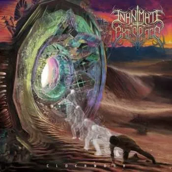 Zahraniční hudba LP Inanimate Existence: Clockwork 2019 Coke Bottle Green With Orange Pink Blue & Purple Splatter Vinyl