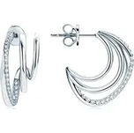 MN142 Stříbrné náušnice s moissanity