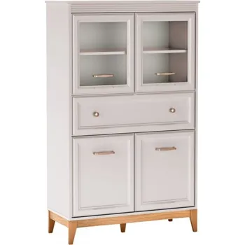 Obývací pokoj Vitrína Stebin SE05, Osvětlení: bez osvětlení, Barva: kašmír MIRJAN 5903211451669