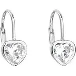 EG2194 Stříbrné dámské náušnice srdíčka - srdce