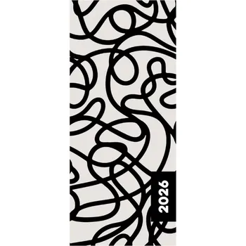 Diář Diář PVC měsíční Lines 2026