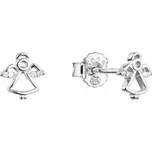 EG9019 Stříbrné náušnice malý anděl - andílci