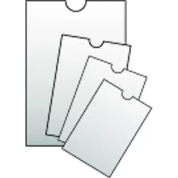 Průhledný obal na dokumenty 86x111mm