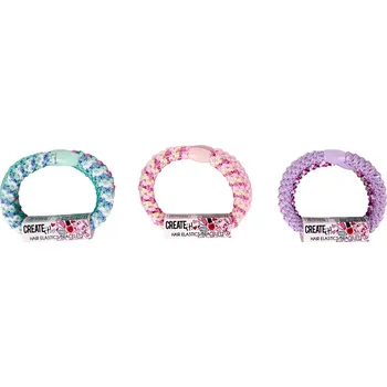 Gumičky do vlasů Zansot – elastické, vícebarevné, 4 ks s taštičkou